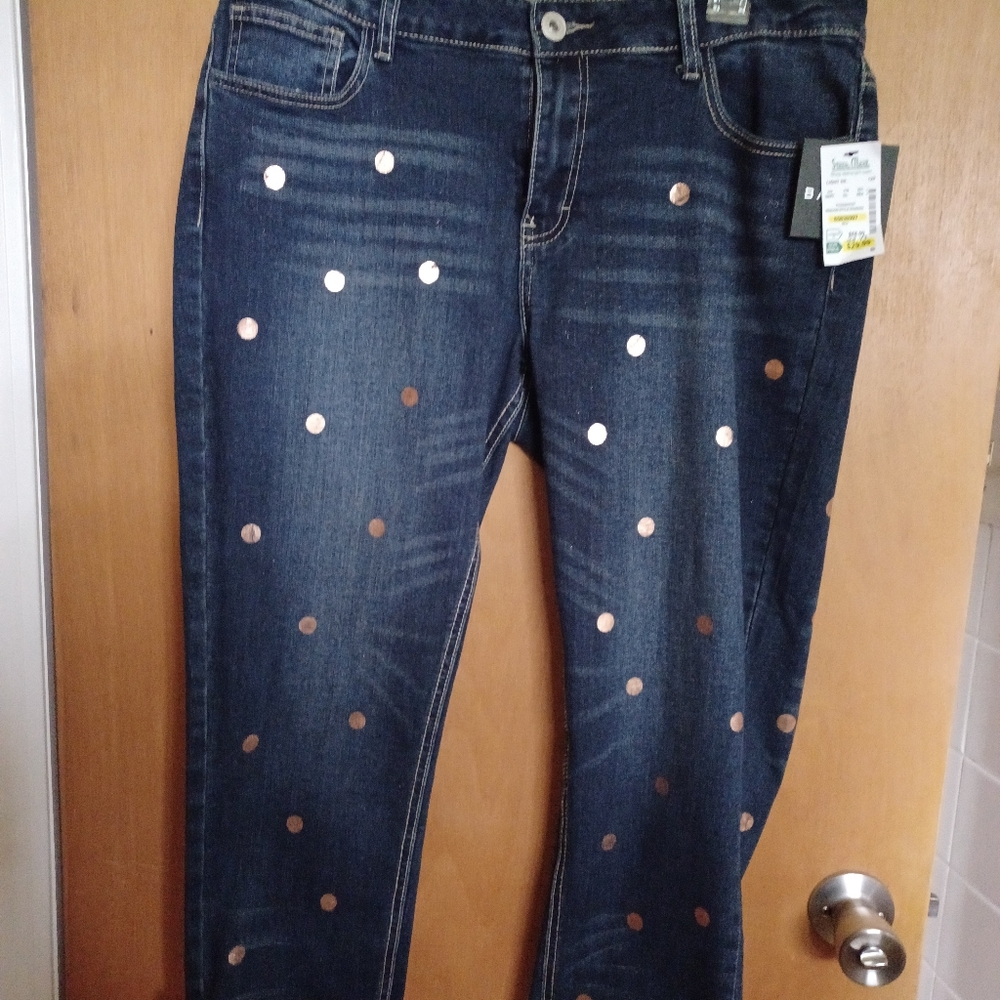 Polka dot jeans